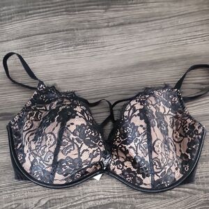 Adore Me Strappy Black Lace Bra